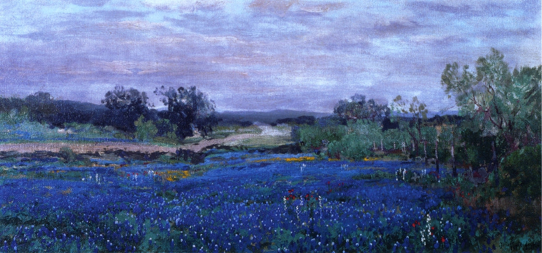 Blue Bonnets at Twilight by Julian Onderdonk,16x12(A3) Poster