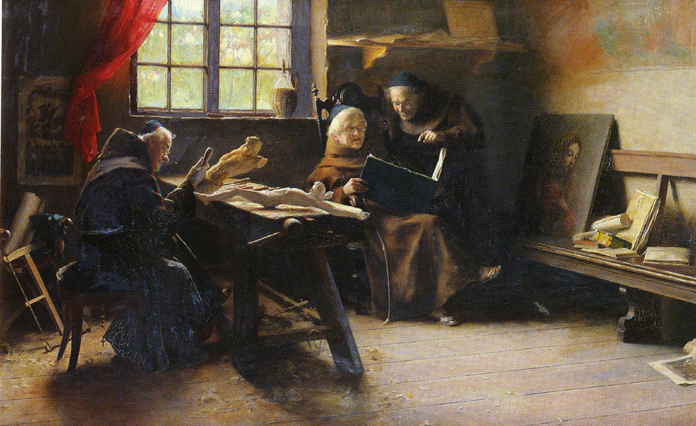 In The Sculptor's Studio by Giovanni Battista Torriglia,A3(16x12")Poster