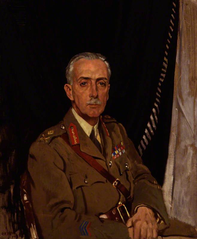 Charles Sackville West 4th Baron Sackville, vintage artwork by Sir William Orpen, R.A., R.H.A., 12x8" (A4) Poster