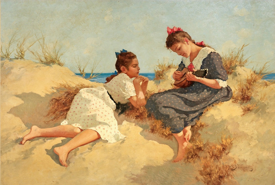 Music on the Dunes by Hermann Seeger,A3(16x12")Poster
