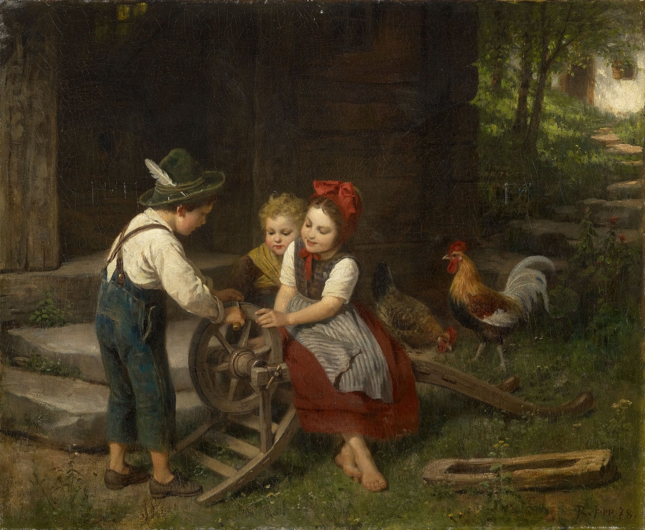 The Little Sharpener, vintage artwork by Rudolf Epp, 12x8" (A4) Poster