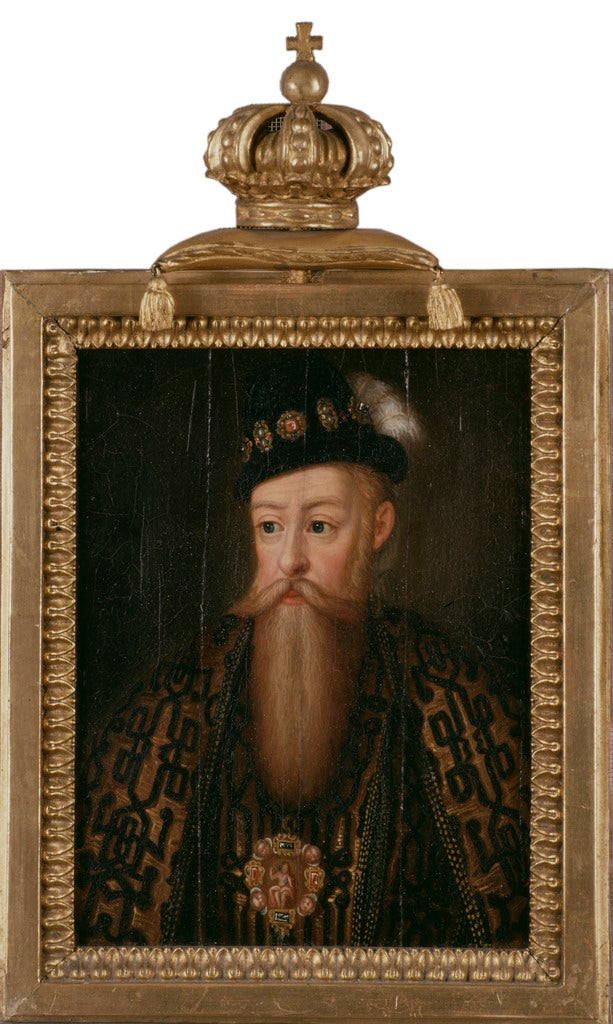 Johan III, King of Sweden, vintage artwork by Ulrika Fredrica Pasch, 12x8" (A4) Poster