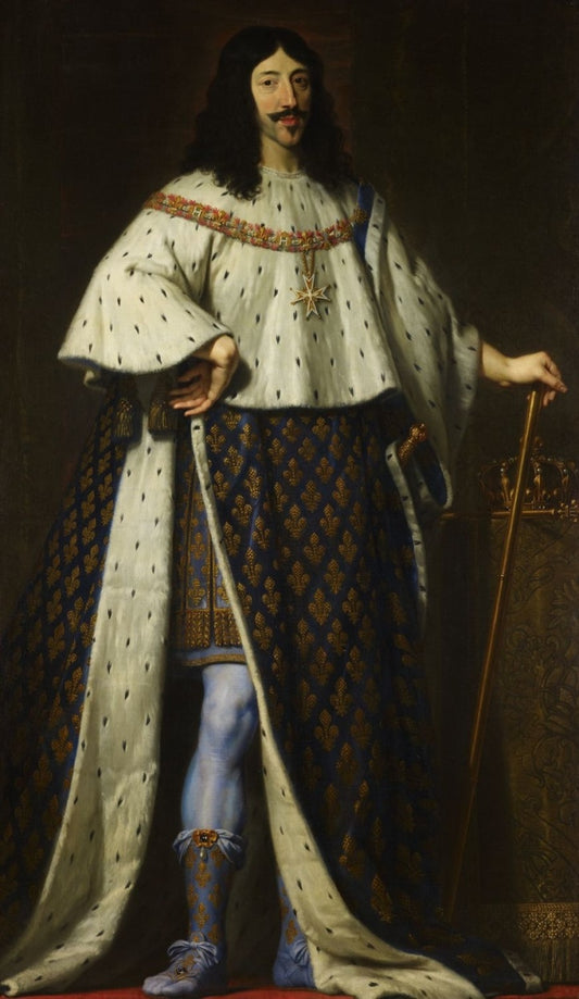 Louis XIII, King of France (1601-1643), vintage artwork by Philippe de Champaigne, 12x8" (A4) Poster