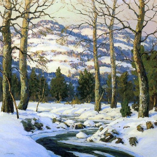 Afternoon Sun, vintage artwork by Walter Koeniger, 12x8" (A4) Poster