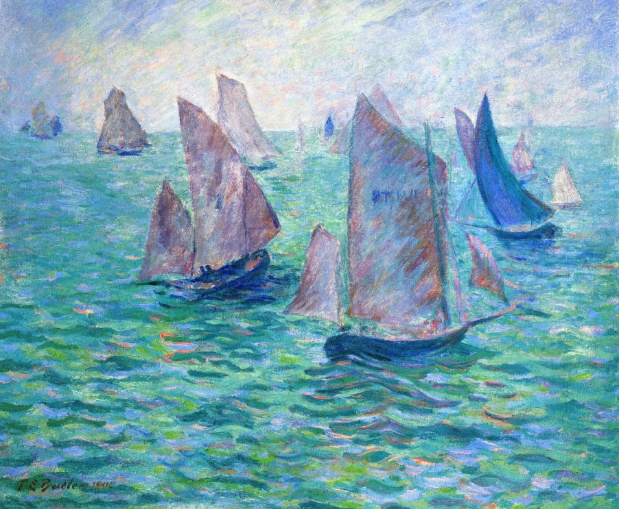 Les Regates by Theodore Earl Butler,A3(16x12")Poster