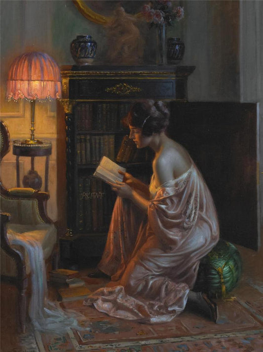 A Favourite Book by Delphin Enjolras,A3(16x12")Poster