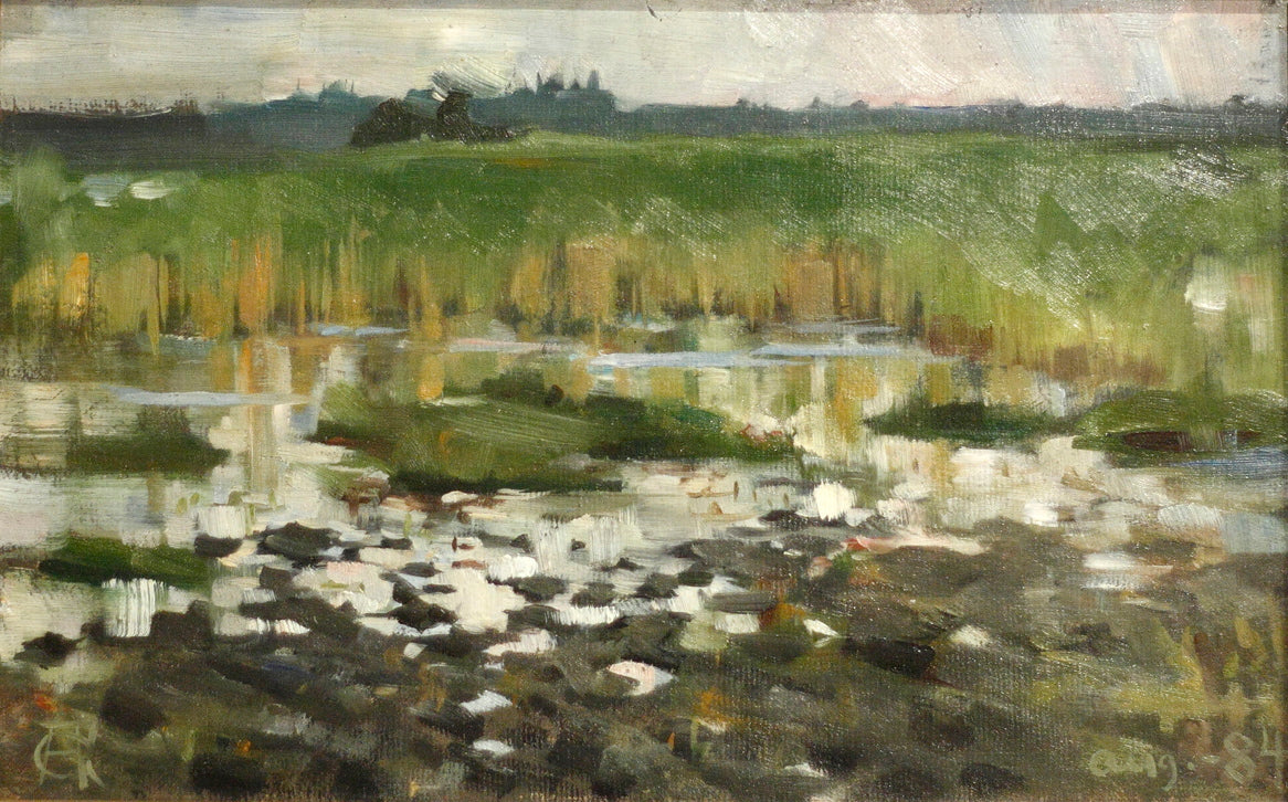 Kaislikko, vintage artwork by Akseli Gallen-Kallela, 12x8" (A4) Poster