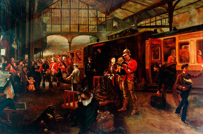 Farewell!, vintage artwork by Robert Alexander Hillingford, 12x8" (A4) Poster
