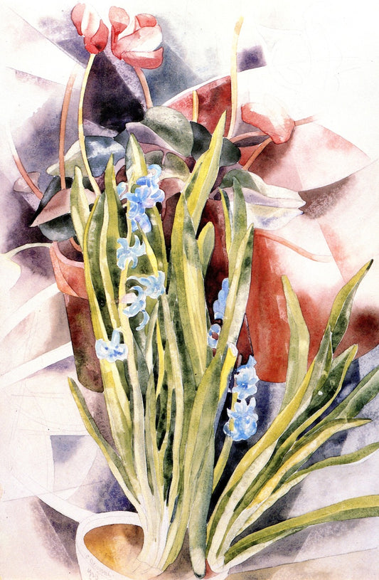 Flower Study No. 1, vintage artwork by Charles Demuth, 12x8" (A4) Poster