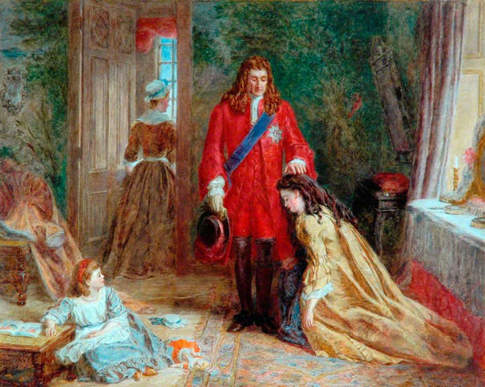 The Duke's Blessing, vintage artwork by William Powell Frith, A3 (16x12") Poster Print