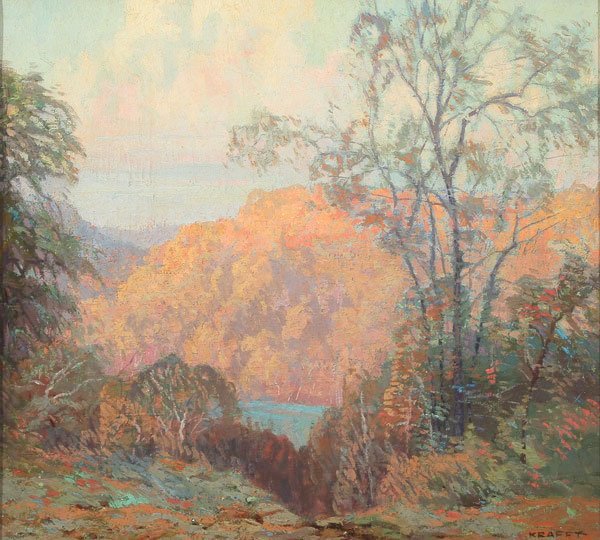 Ozark Cliffs by Carl R. Krafft,16x12(A3) Poster
