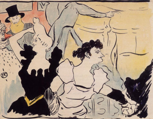 Au bal by Henri de Toulouse-Lautrec,A3(16x12")Poster