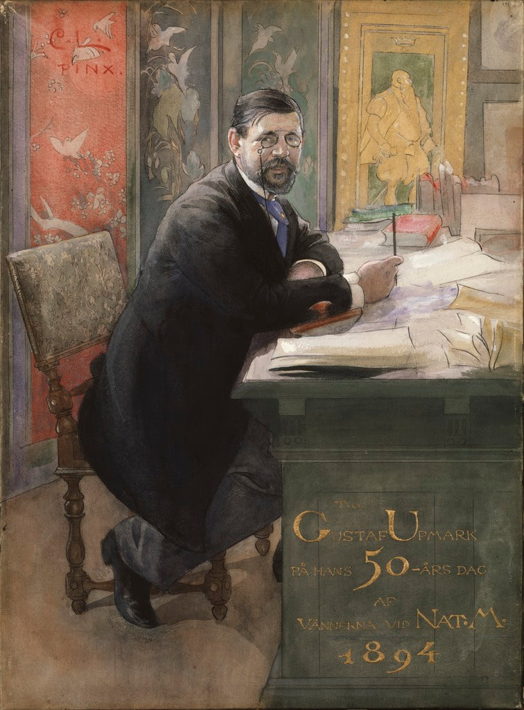 ustaf Upmark, director of the Nationalmuseum by Carl Larsson,A3(16x12")Poster
