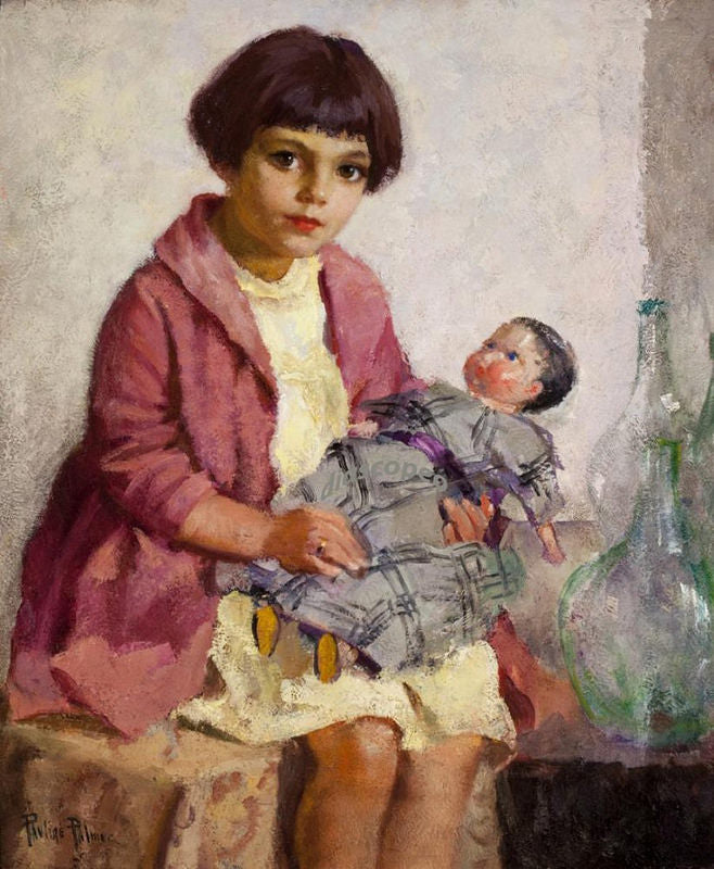 The Rose Coat by Pauline Lennards Palmer,A3(16x12")Poster