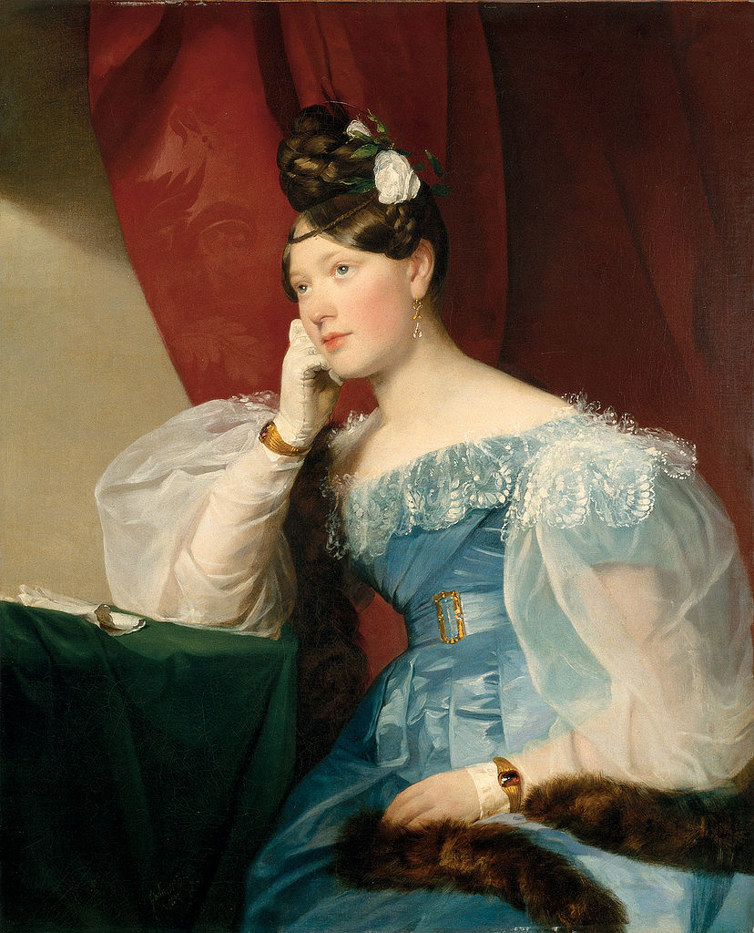 Countess Julie von Woyna, vintage artwork by Friedrich von Amerling, A3 (16x12") Poster Print