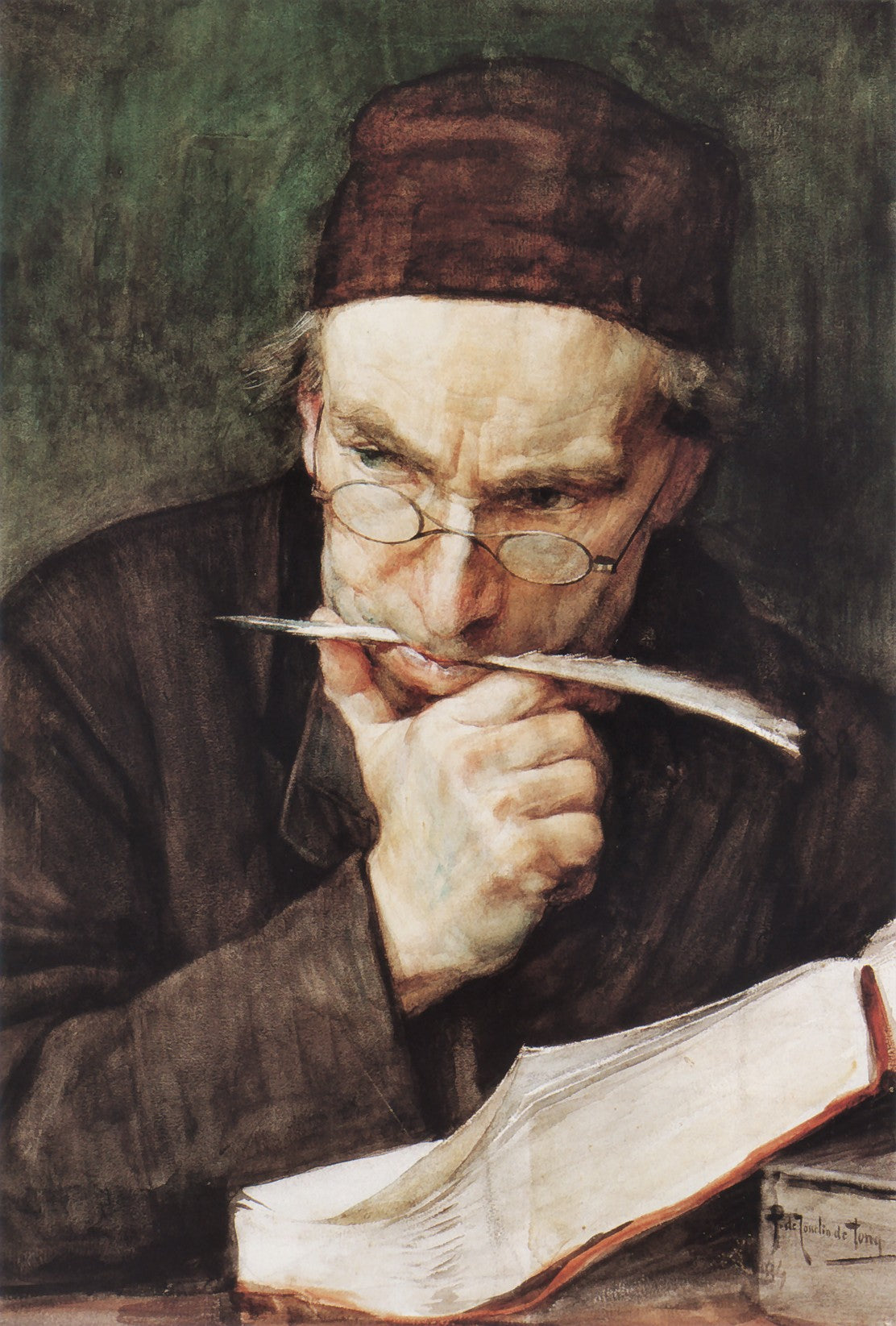 Clerk by Pieter de Josselin de Jong,A3(16x12")Poster