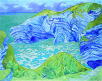 Rocks in Eskual Herria, vintage artwork by Paul Ranson, 12x8" (A4) Poster