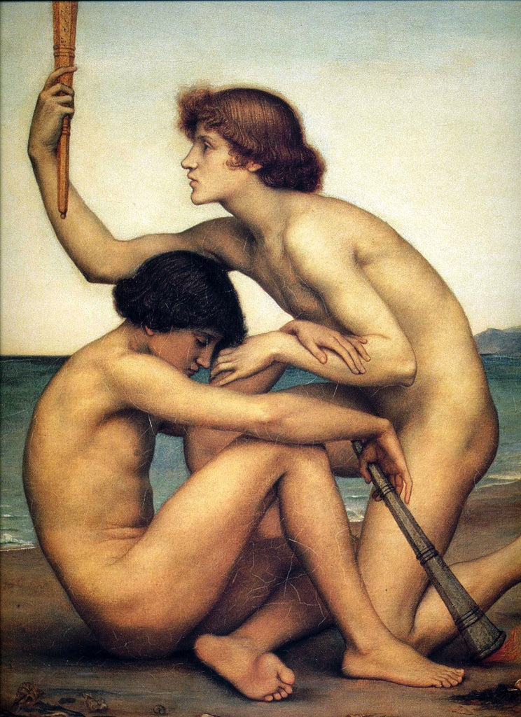 Phosphorus and Hesperus by Evelyn de Morgan,A3(16x12")Poster