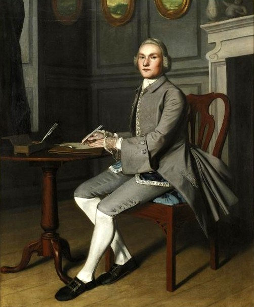 James Claypoole aged 24, vintage artwork by Matthew Pratt, 12x8" (A4) Poster