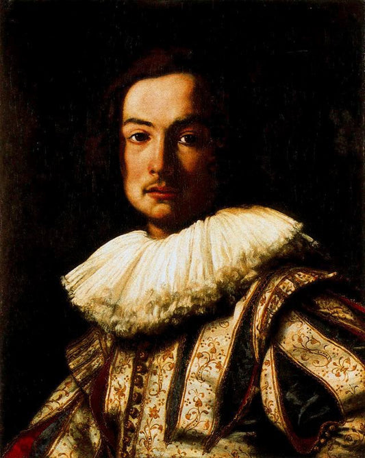 Stefano Della Bella, vintage artwork by Carlo Dolci, 12x8" (A4) Poster