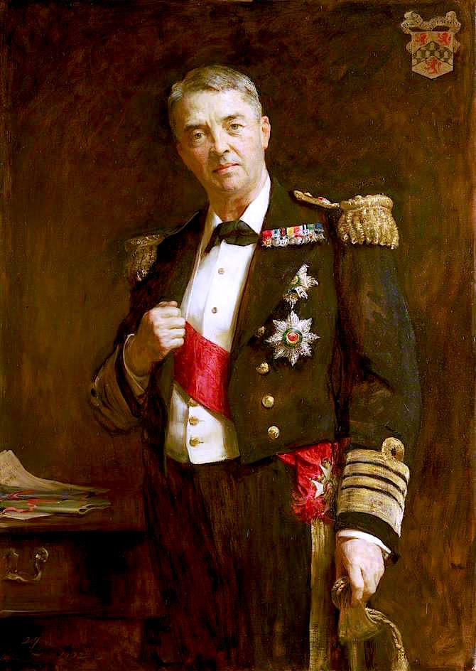 Admiral Sir John Fisher, vintage artwork by Arthur Stockdale Cope, 12x8" (A4) Poster