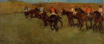 At the Races - Before the Start, vintage artwork by Edgar Degas, 12x8" (A4) Poster
