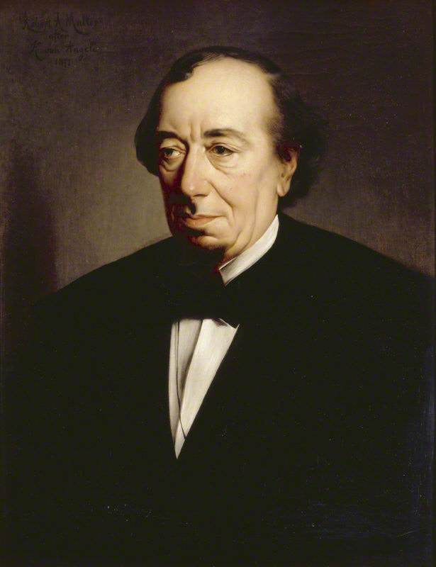 The Right Honourable the Earl of Beaconsfield, vintage artwork by Robert Antoine Müller, A3 (16x12") Poster Print