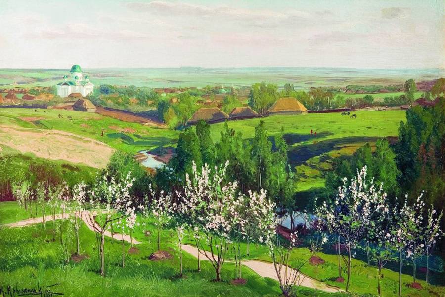 Silver ponds by Konstantin Kryzhitsky,A3(16x12")Poster