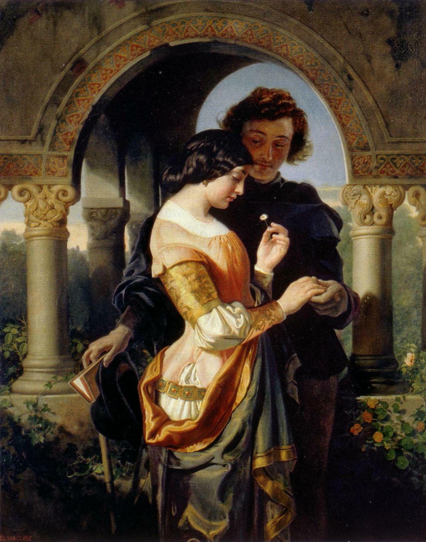 The Student, vintage artwork by Daniel Maclise, R.A., A3 (16x12") Poster Print