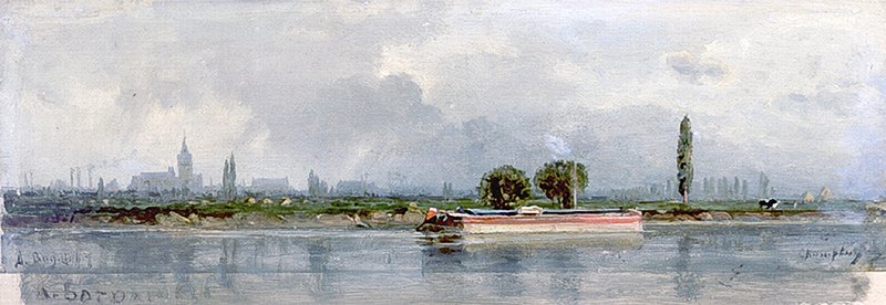 Champagne, vintage artwork by Alexei Bogoliubov, 12x8" (A4) Poster