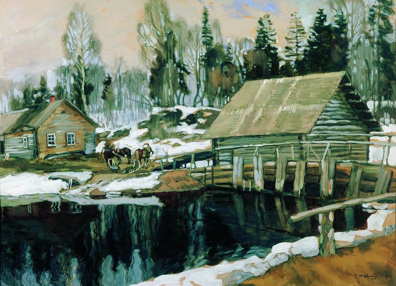 The Dam by Stanislav Zhukovsky,16x12(A3) Poster