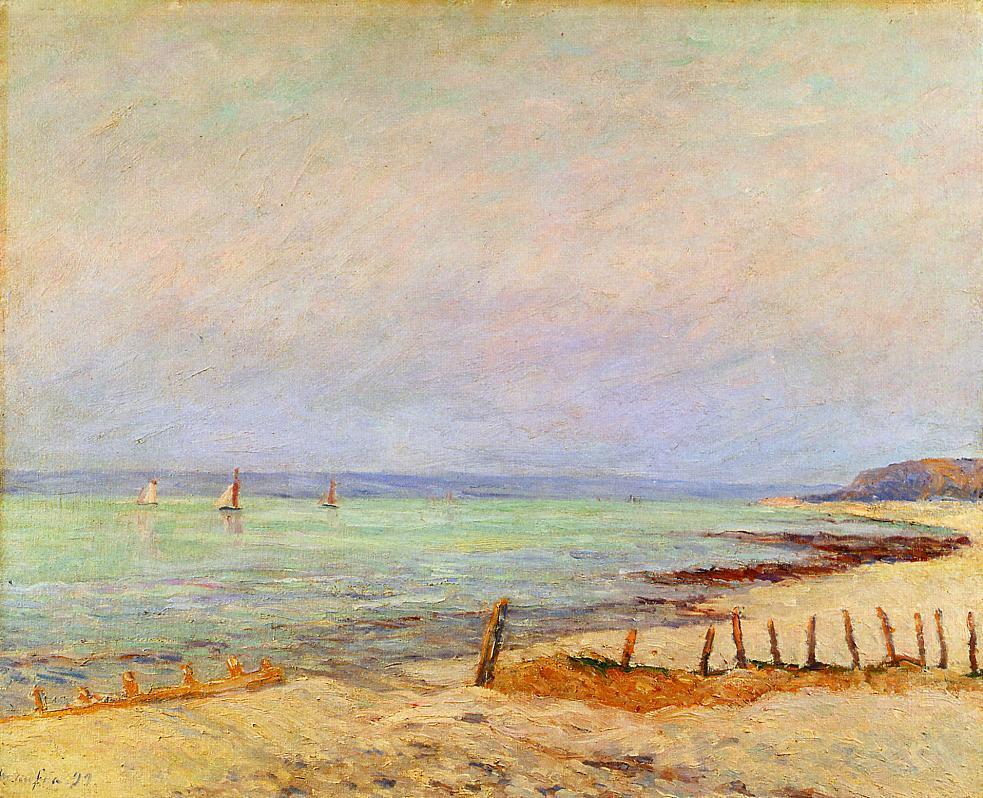 Dusk, the Mouth of the Seine by Maxime Maufra,A3(16x12")Poster