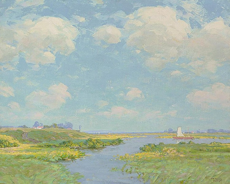 Salt Meadows by Thomas Manley,A3(16x12")Poster