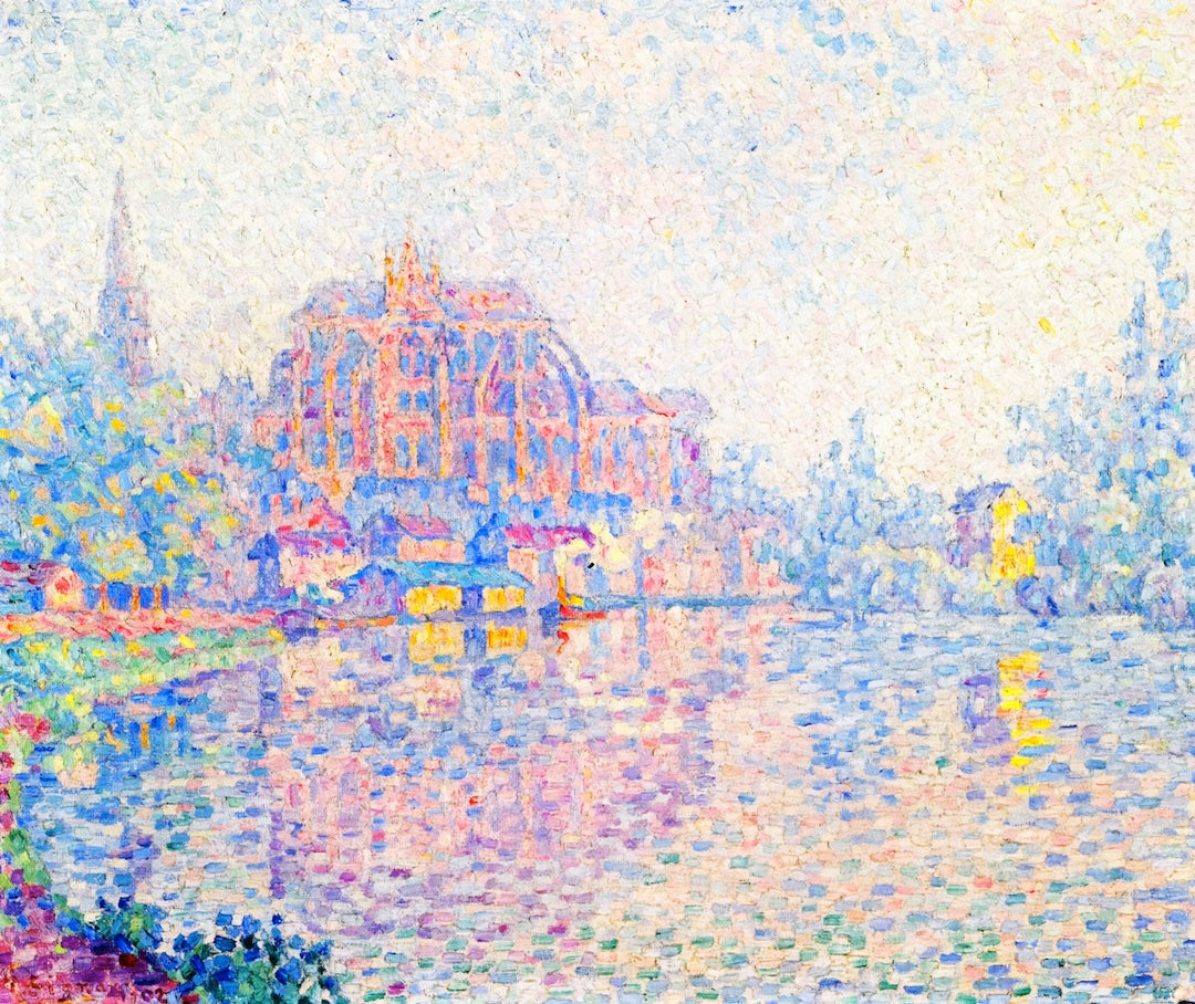 Auxerre, La Riviere by Paul Signac,A3(16x12")Poster
