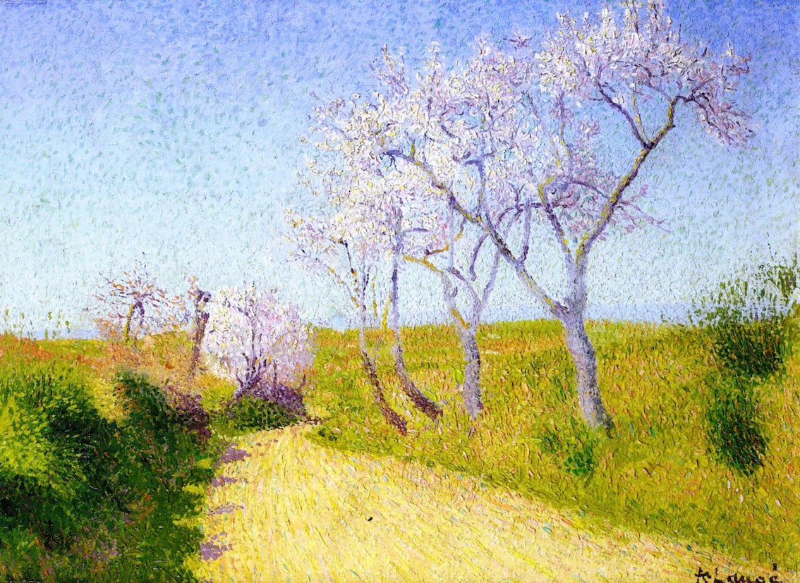 La Route de Limoux à Alete-les-Bains by Achille Lauge,A3(16x12")Poster