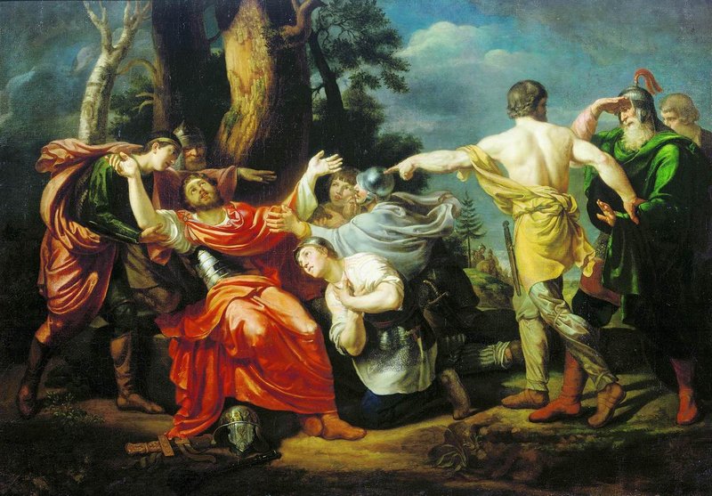 Prince Dmitry Donskoi on the Kulikovo Field, vintage artwork by Orest Kiprensky, 12x8" (A4) Poster