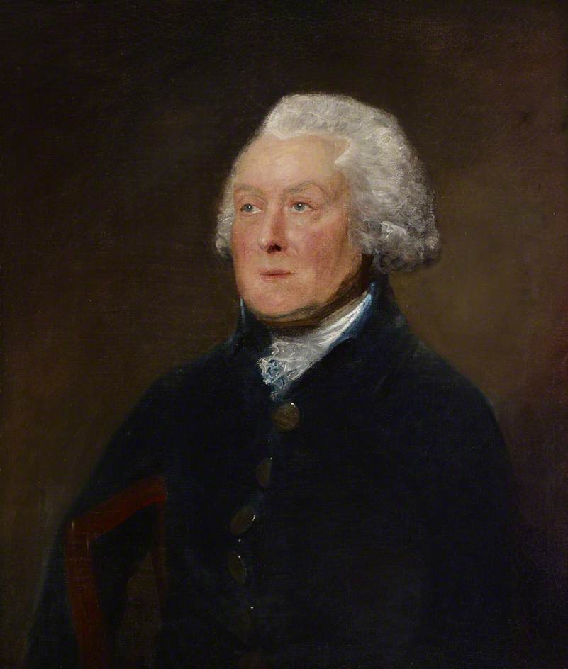 Joseph Piace, Esq., Governor of Guy's Hospital, vintage artwork by Lemuel Francis Abbott, 12x8" (A4) Poster