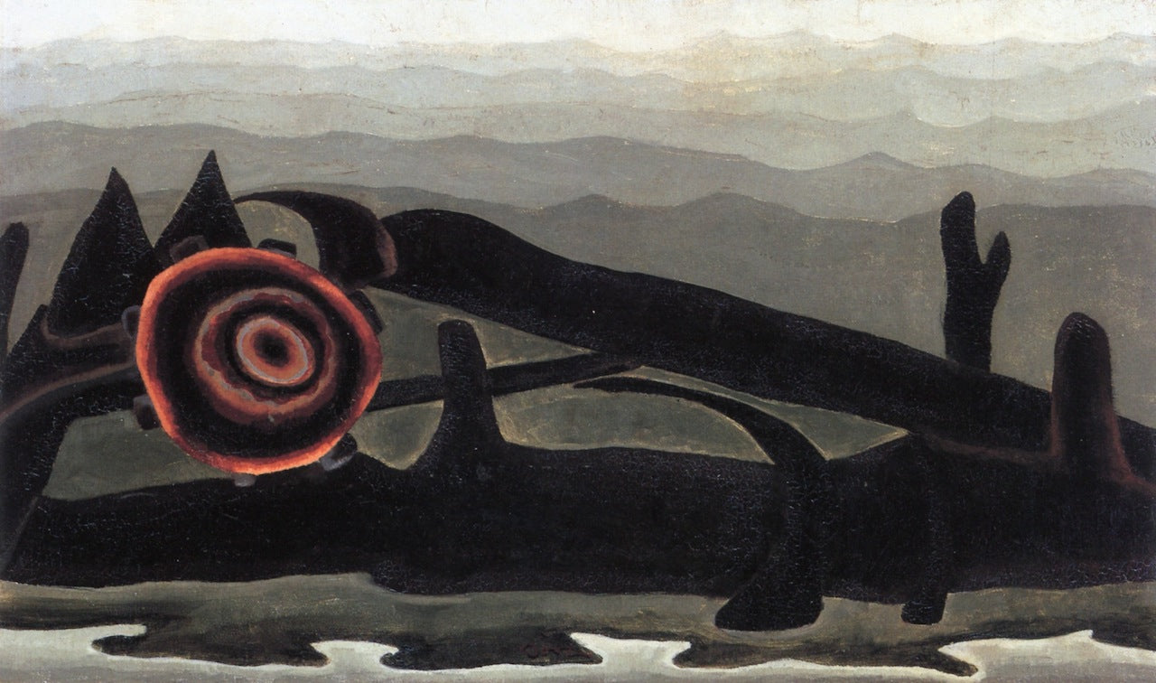 Ferry Boat Wreck, vintage artwork by Arthur Dove, 12x8" (A4) Poster