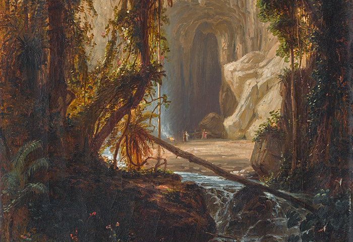 Cave Guacharo, vintage artwork by Ferdinand Konrad Bellermann, A3 (16x12") Poster Print