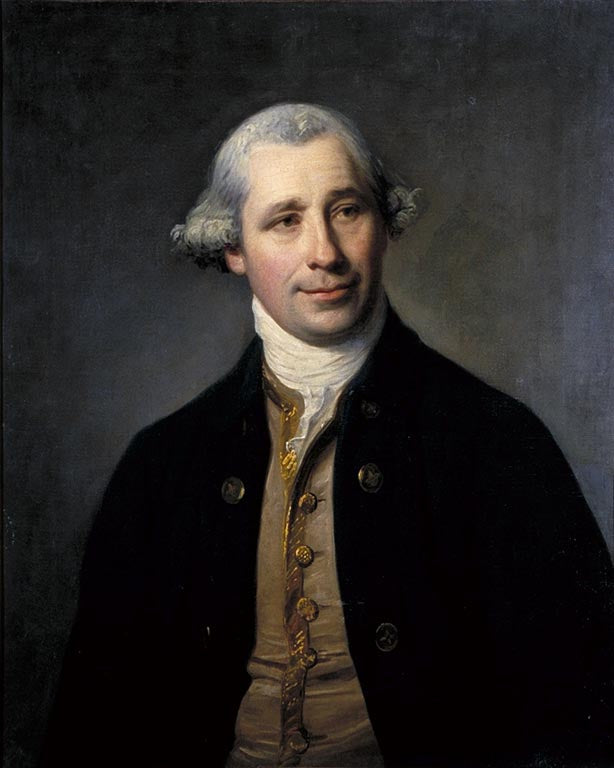 Portrait of a Man (probably William Currie), vintage artwork by Sir Nathaniel Dance-Holland, 12x8" (A4) Poster