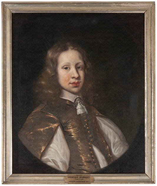 Kristian Albrekt, Duke of Holstein-Gottorp, vintage artwork by Jurgen Ovens, 12x8" (A4) Poster