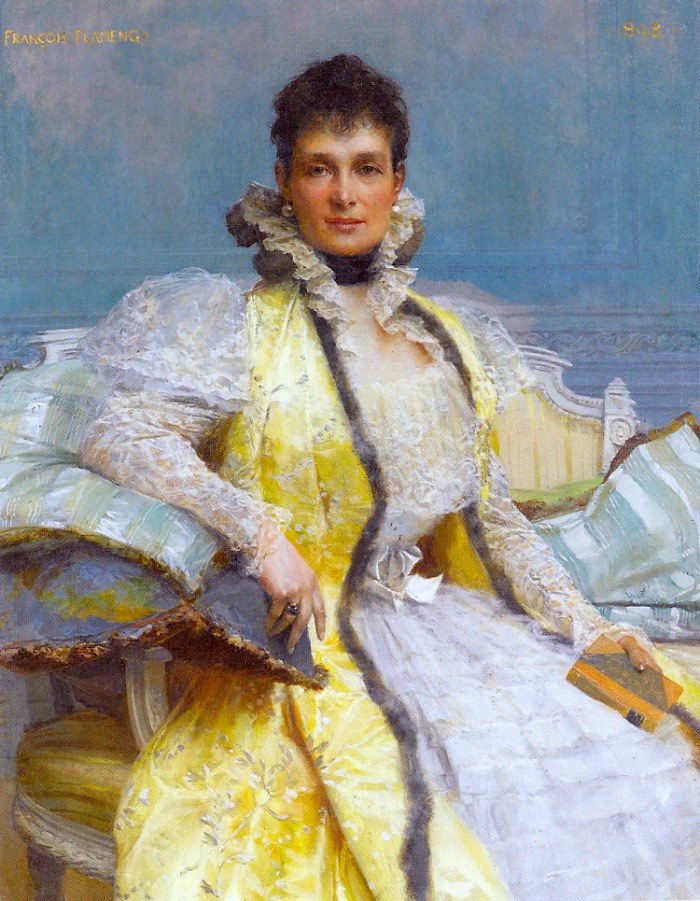 Grand Duchess Maria Pavlovna by Francois Flameng,A3(16x12")Poster