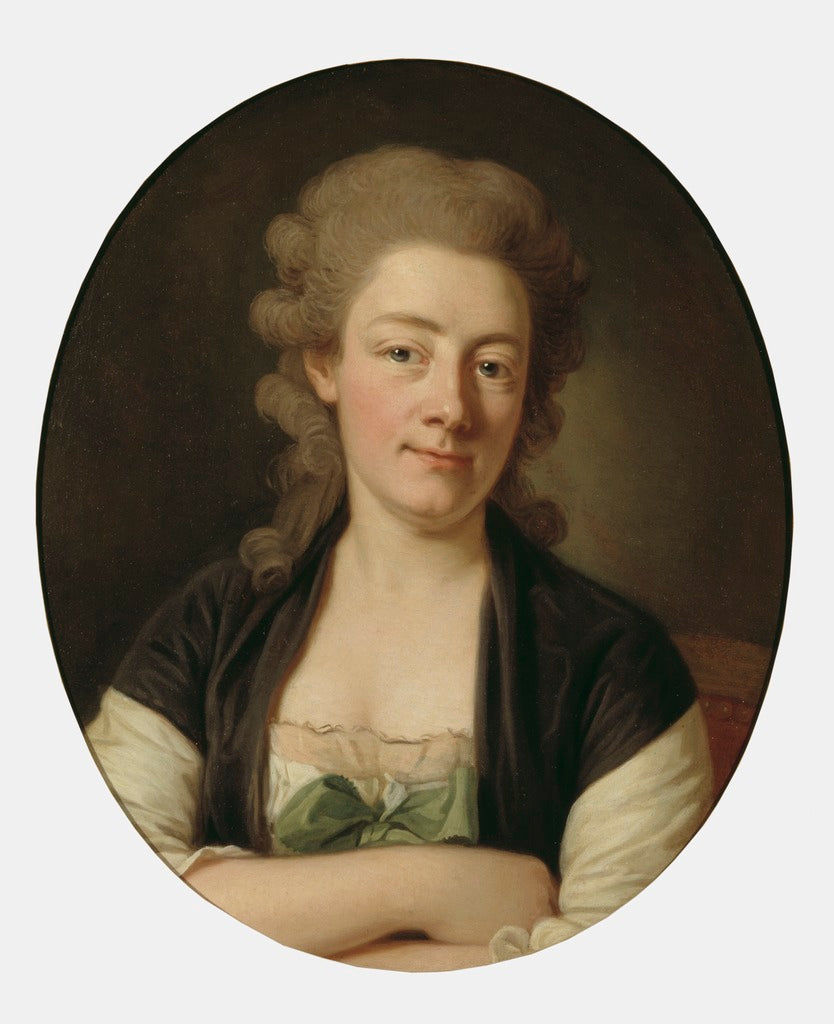 The Artist's Wife Maria Wilhelmina, vintage artwork by Per Krafft the Elder, 12x8" (A4) Poster