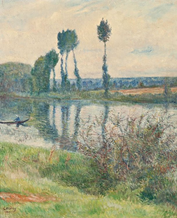 On the Oise by Frederic Cordey,A3(16x12")Poster