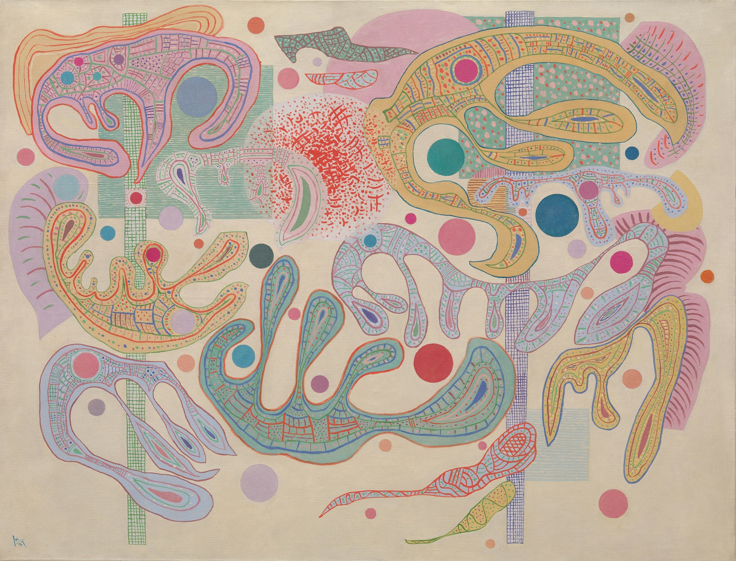 Formes capricieuses  (Capricious Forms) by Wassily Kandinsky,A3(16x12")Poster