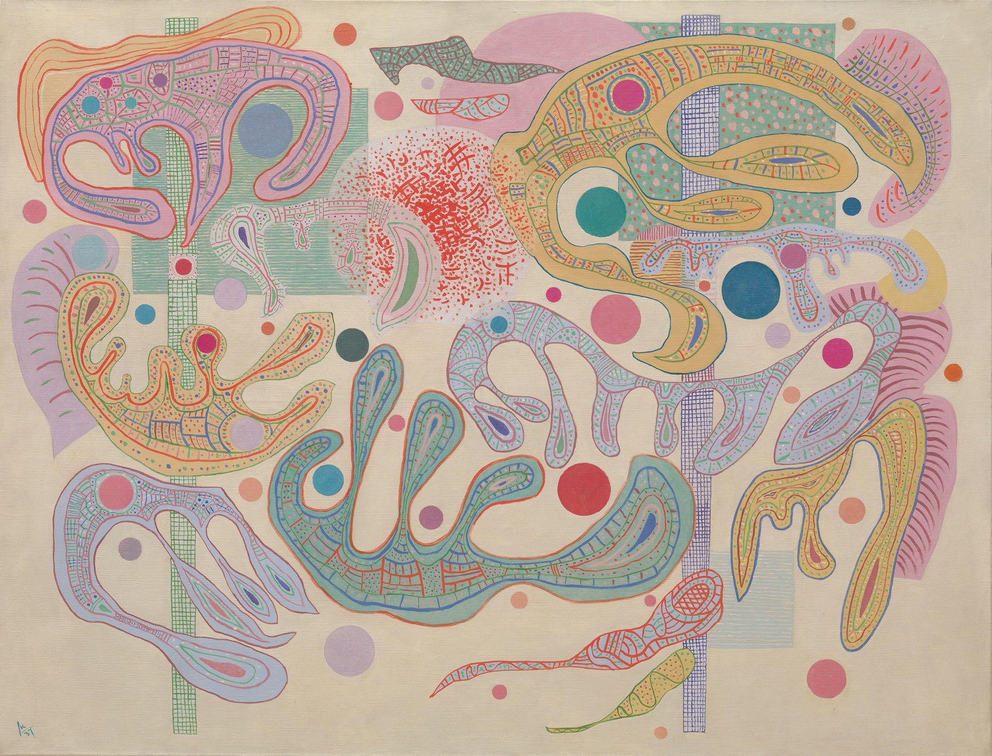 Formes capricieuses  (Capricious Forms) by Wassily Kandinsky,A3(16x12")Poster