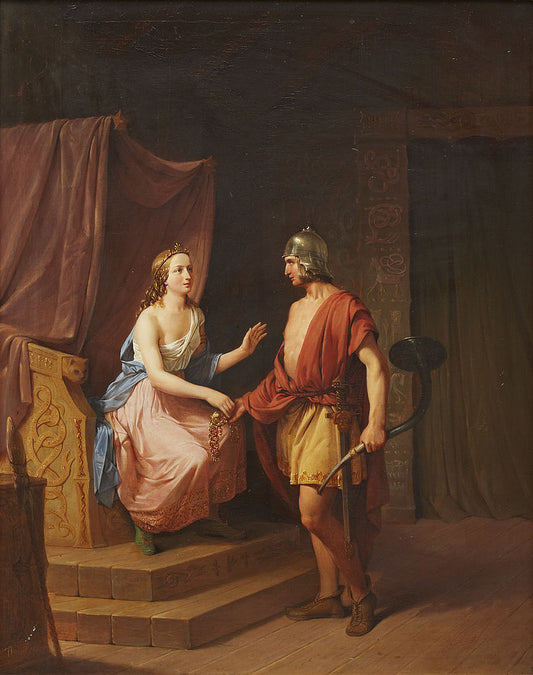 Heimdal Returns Brisingamen to Freya, vintage artwork by Nils Andersson, A3 (16x12") Poster Print