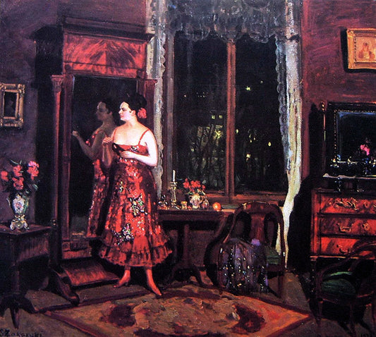 Before the Masked Ball by Stanislav Zhukovsky,16x12(A3) Poster
