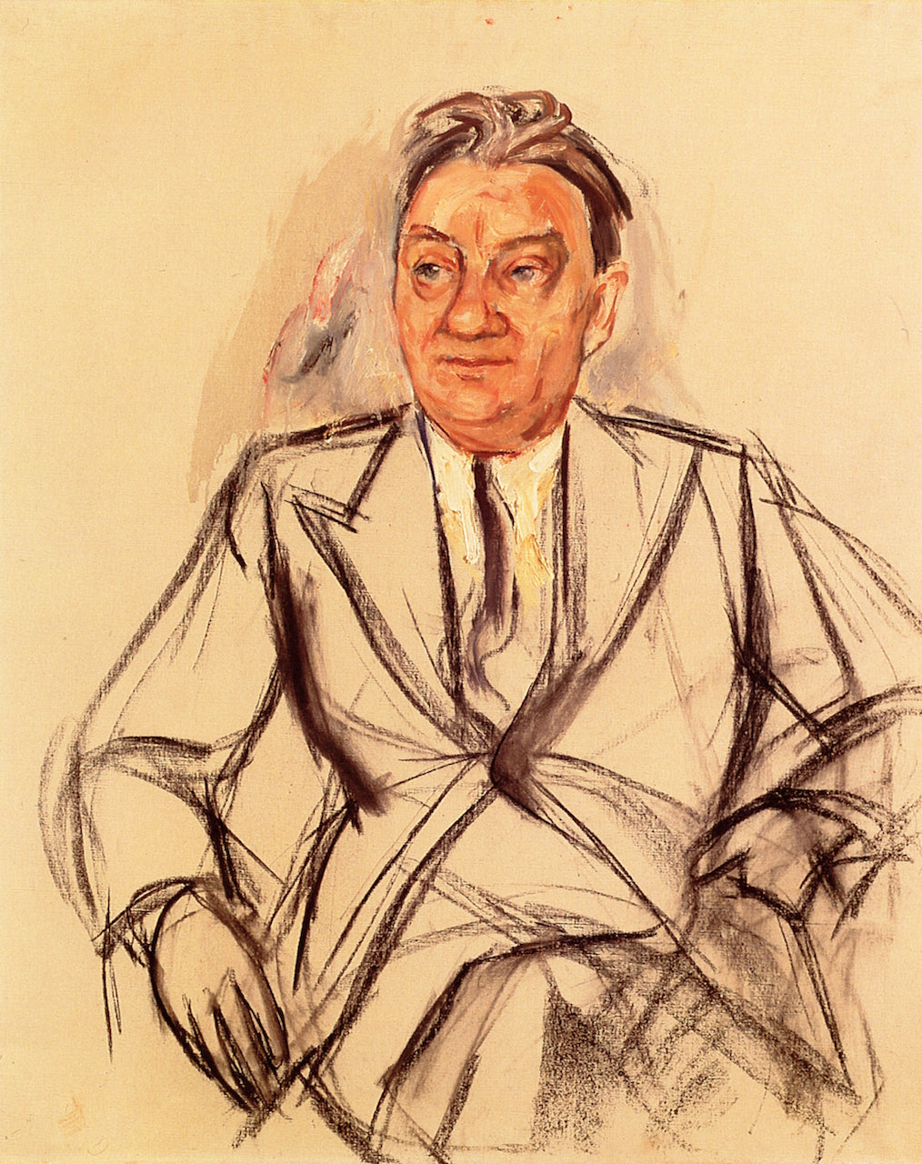 Martin Aronowitsch (unfinished) by Nils Dardel,16x12(A3) Poster