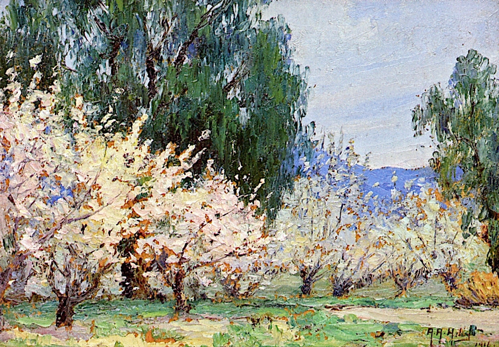 Almond Blossoms, Banning, California by Anna Althea Hills,16x12(A3) Poster
